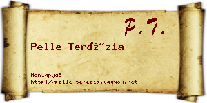 Pelle Terézia névjegykártya